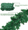 Apsambr 9 Feet Christmas Wreath Garlands Decorations Xmas for Fireplaces Stairs, Garlands for Christmas Party Decoration (Green)