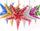 APSAMBR Paper Star Lantern Lampshade Set of 10, 3D Handmade Large Star Pentagram for Christmas Wedding Party, 17.7inch/45cm